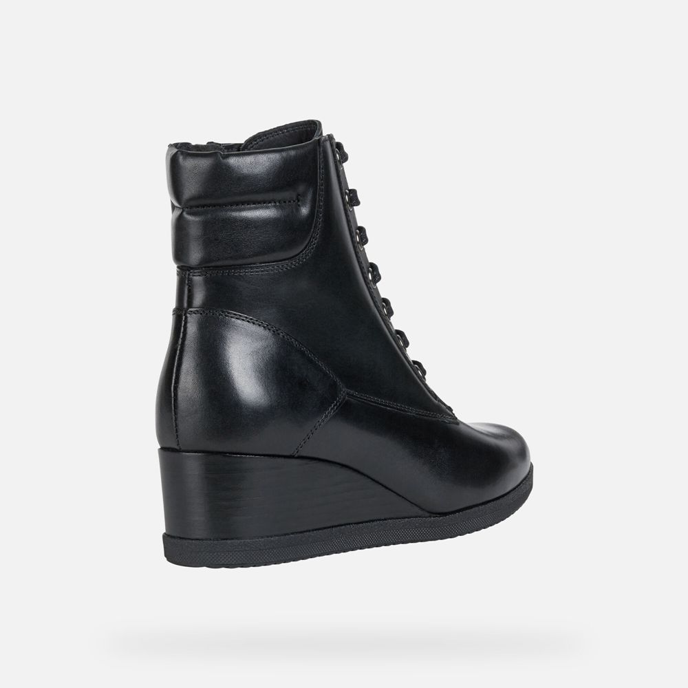 Bottines Geox Anylla - Noir - Femme 638109-MTA